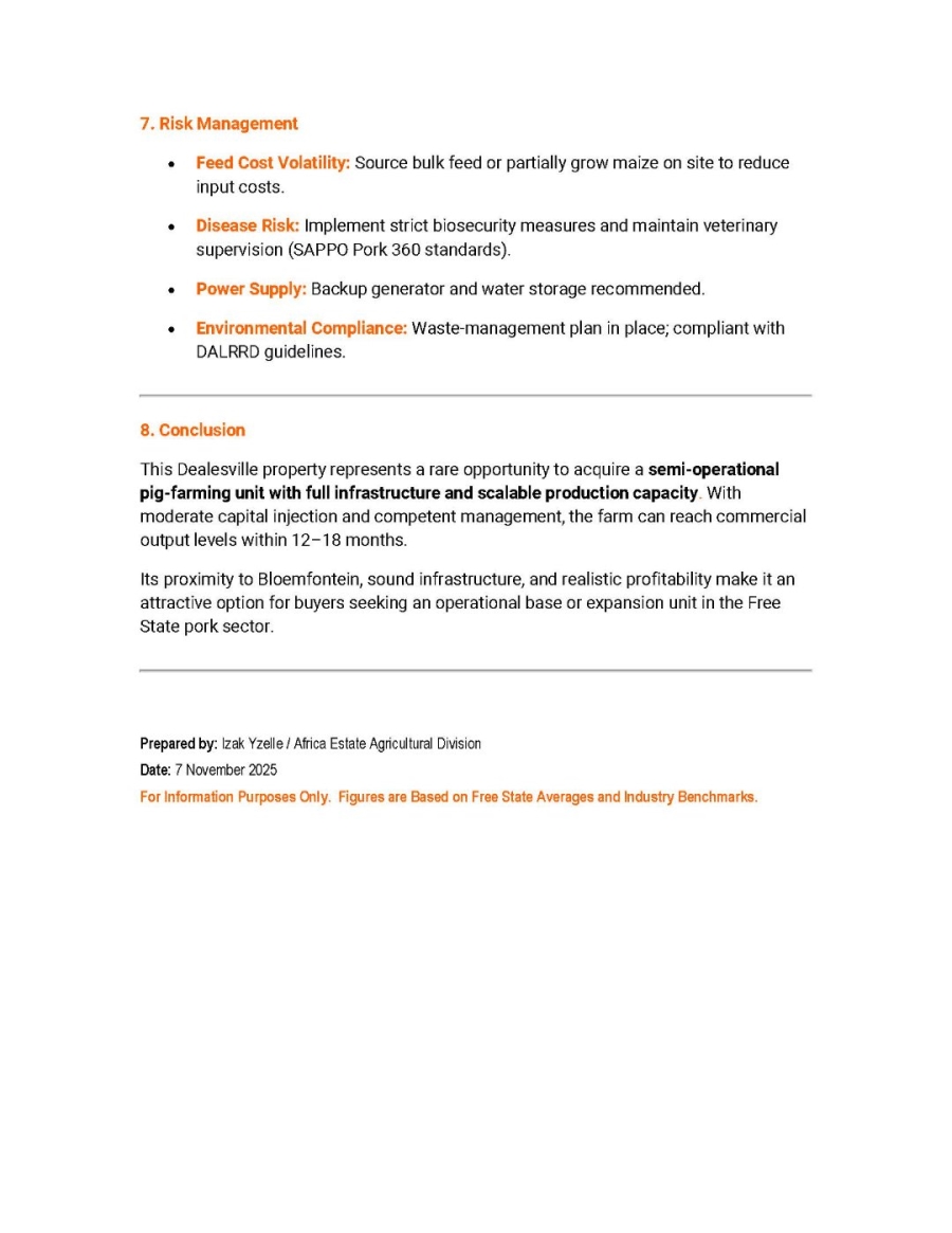 Commercial Property for Sale in Dealesville Free State